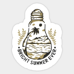 Bright Summer Ever Sticker